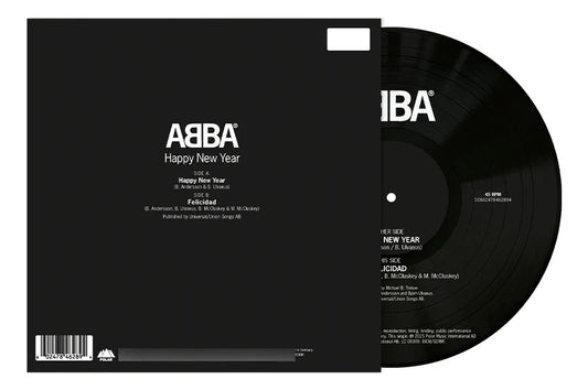 Abba Happy New Year 2026 Edicion 7 Pulgadas Lp Vinyl