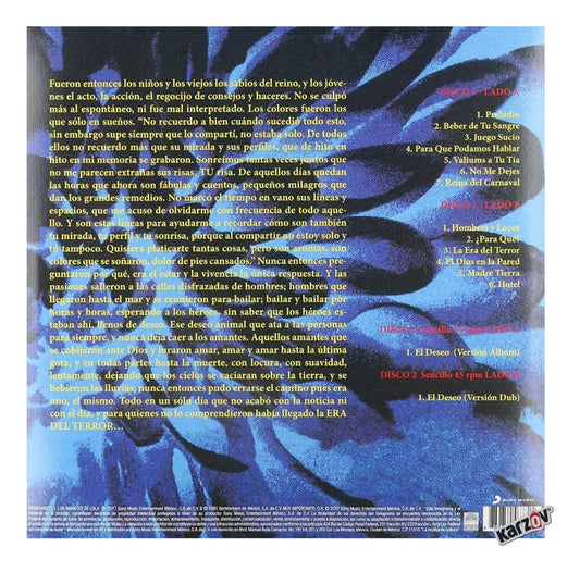 Los Amantes De Lola La Era Del Terror 2 Lp Vinyl