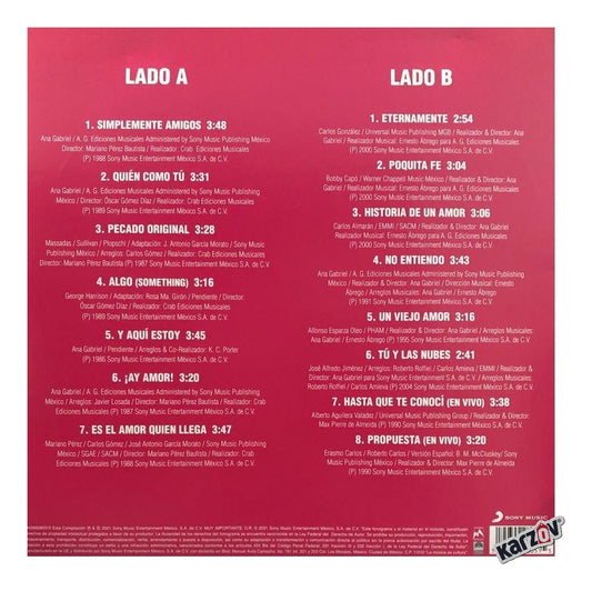 Ana Gabriel Personalidad Lp Acetato Vinyl