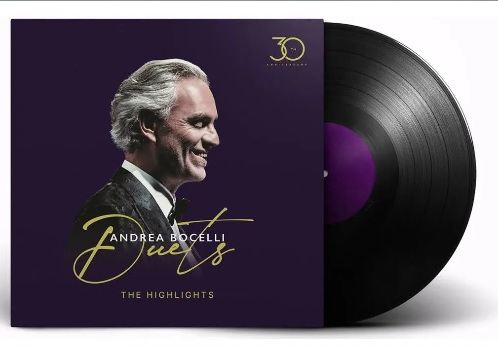 Andrea Bocelli Duets 30th Anniversary Highlights Lp Vinyl