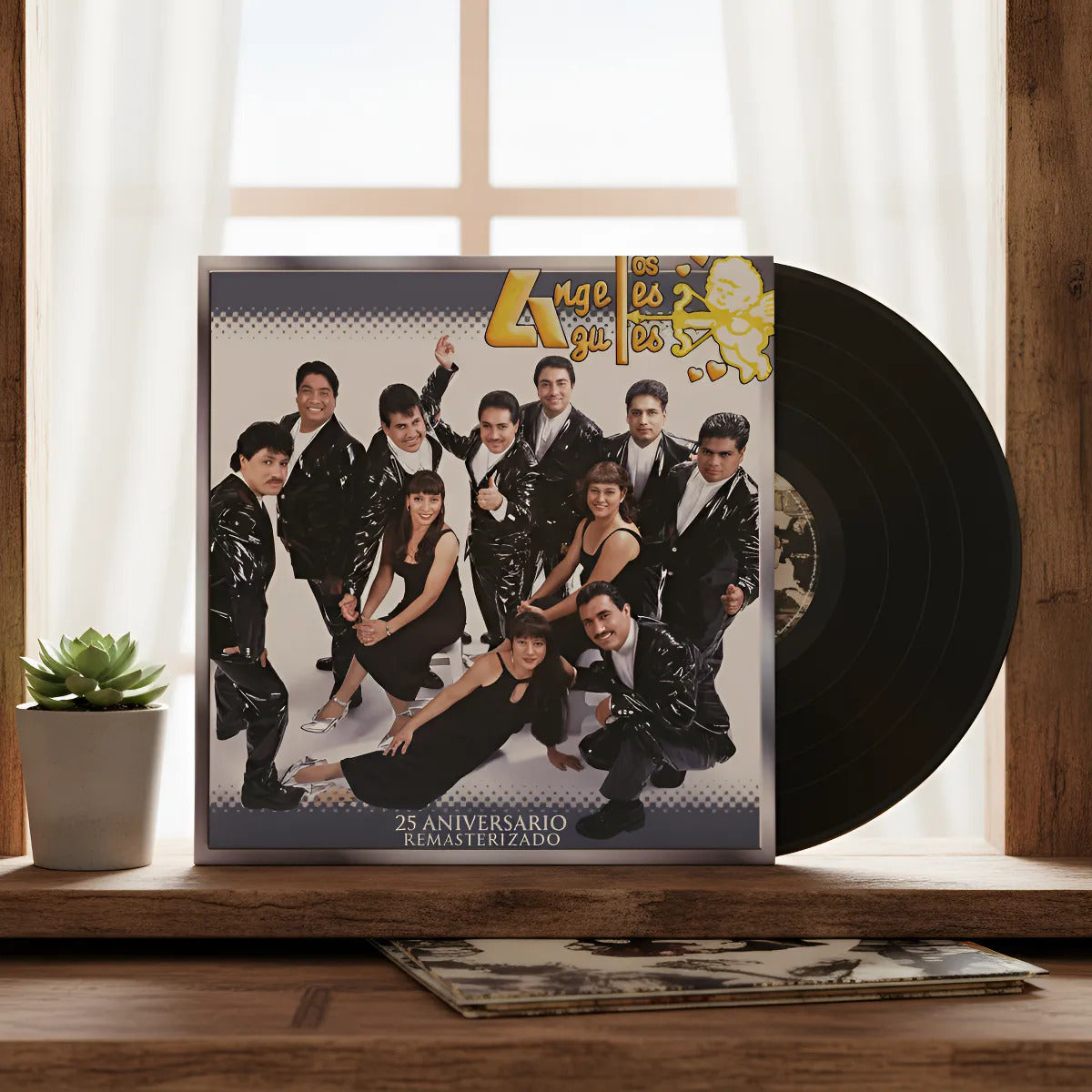 Los Angeles Azules Una Lluvia De Rosas Lp Vinyl 25 Aniversario Remasterizado