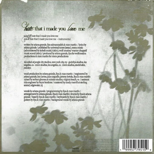 Ariana Grande Hate That I Made You Love Me Lp Vinyl