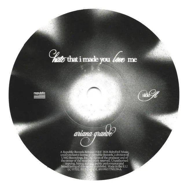Ariana Grande Hate That I Made You Love Me Lp Vinyl