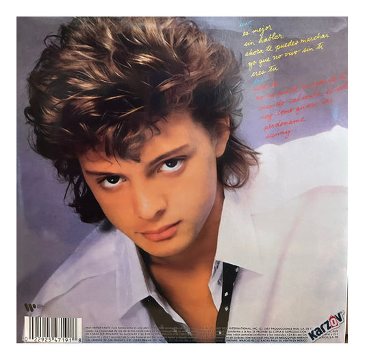 Luis Miguel Soy Como Quiero Ser Lp Vinyl