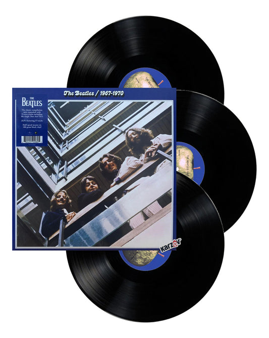The Beatles 1967 - 1970 Expanded Blue 2023 Album 3 Lp Vinyl