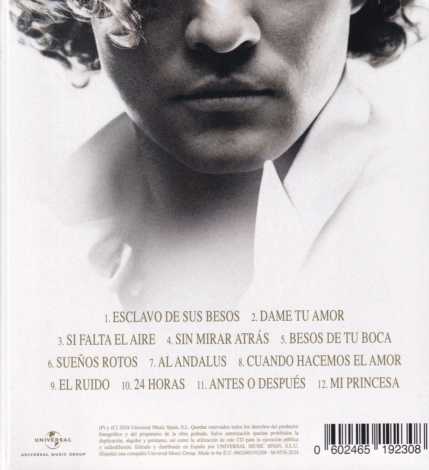 David Bisbal Sin Mirar Atras 15th Aniversario Disco Cd