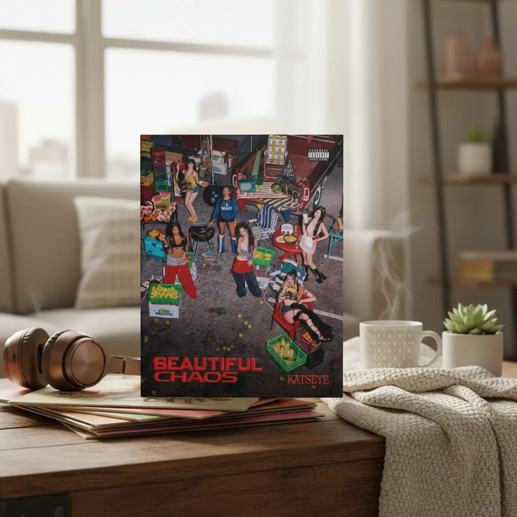 Katseye Beautiful Chaos Album Kpop VERSIÓN BEAUTIFUL