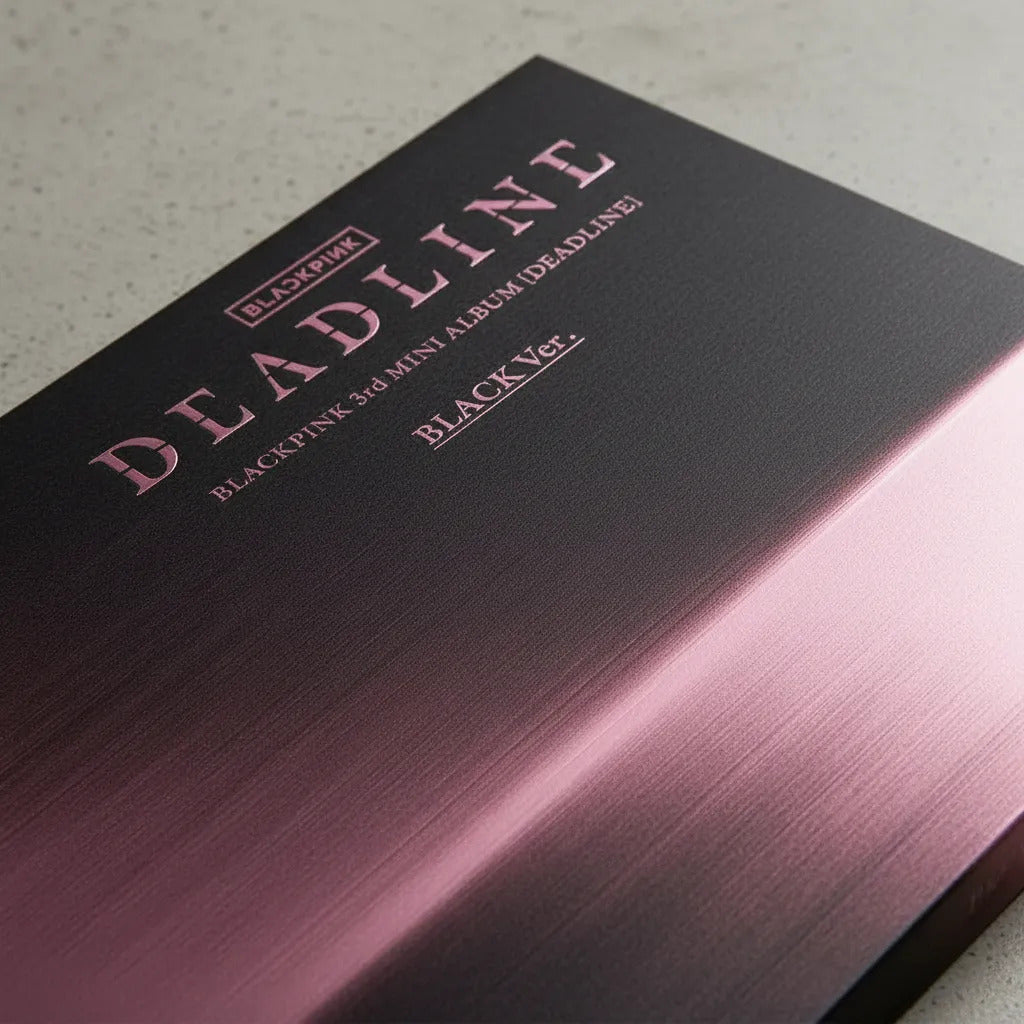 Blackpink 3rd Mini Album Deadline Photobook Original Int. Black Edition