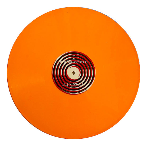 Britney Spears Blackout Importado Naranja Orange Lp Vinyl