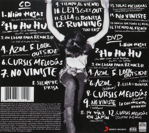Natalia Lafourcade Hu Hu Hu Ed Especial 2 Discos Cd + Dvd