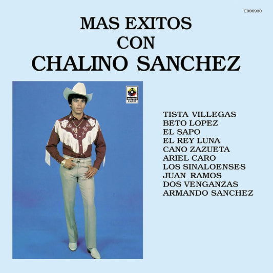 Chalino Sanchez Mas Exitos Con Chalino Sanchez Lp Vinyl Black