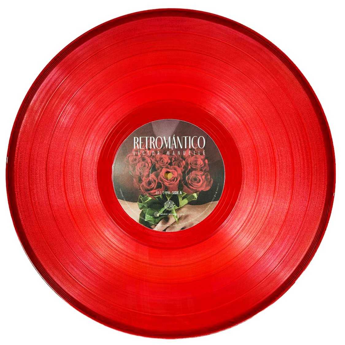 Victor Manuelle Retromantico Rojo Rubi Red Lp Vinyl