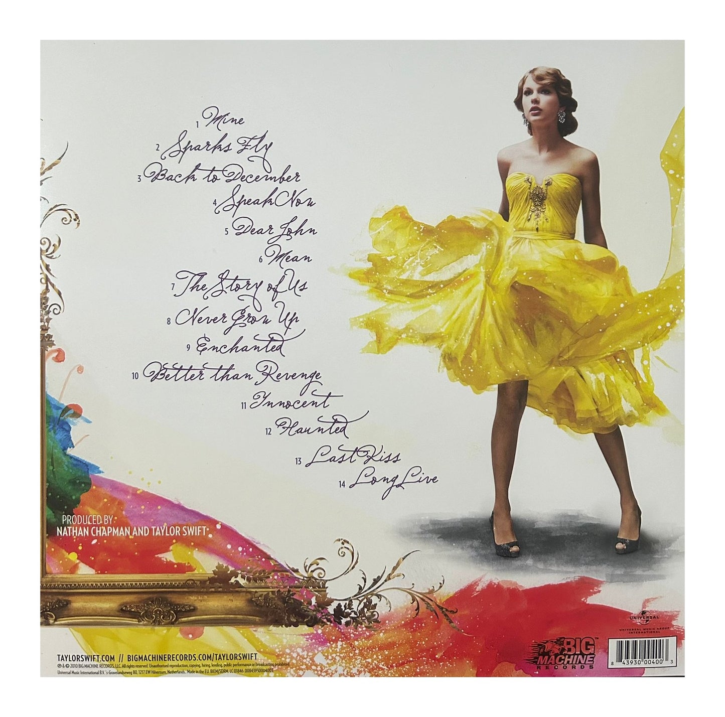 Taylor Swift Speak Now 2 Lp Vinyl