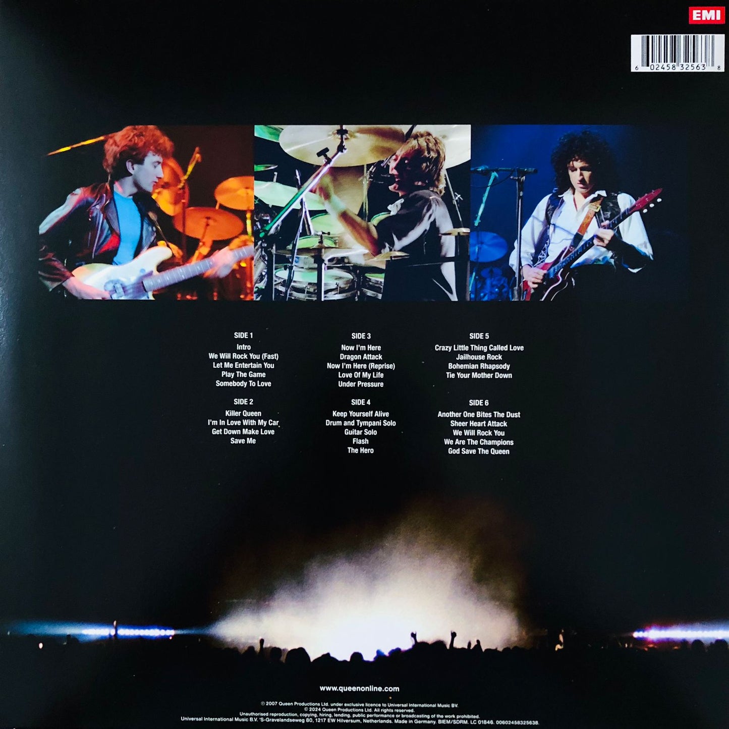 Queen Rock Montreal 2024 Importado 3 Lp Vinyl