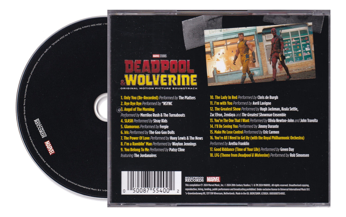 Deadpool & Wolverine Original Motion Soundtrack 2024 Cd