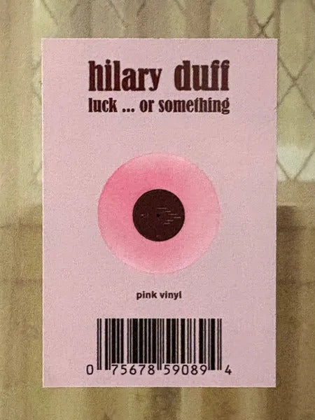 Hilary Duff Luck... Or Something Vinyl Pink Edition