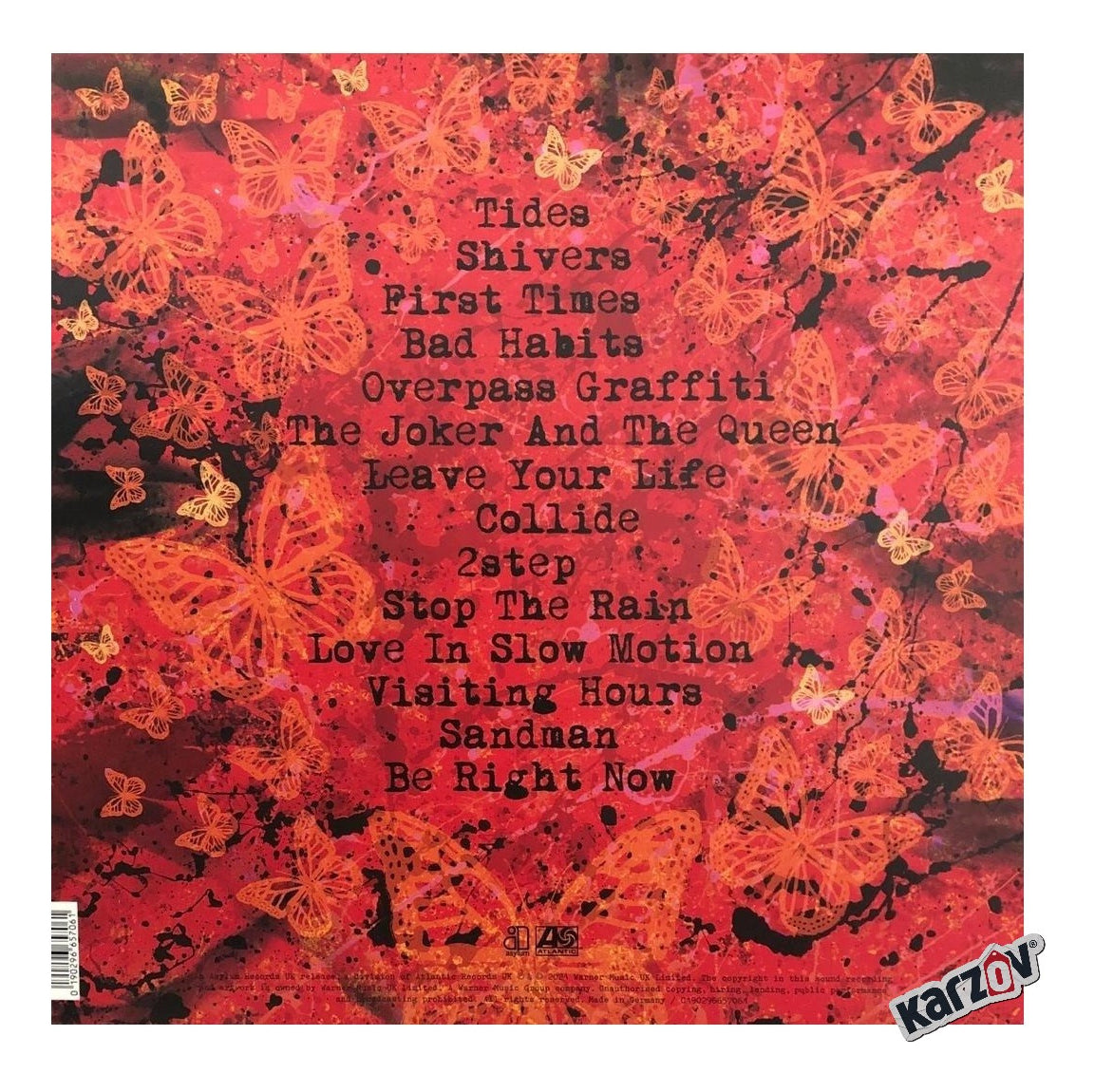 Ed Sheeran = ( Equals ) Lp Acetato Vinyl Rojo