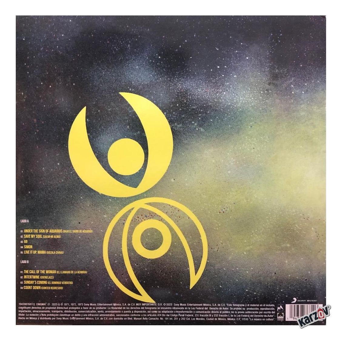 Enigma Rock Sound Yellow Amarillo Lp Vinyl