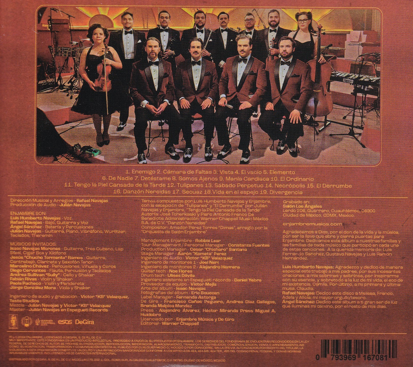 Enjambre Noches De Salon Disco Cd