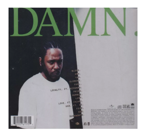 Kendrick Lamar Damn Disco Cd