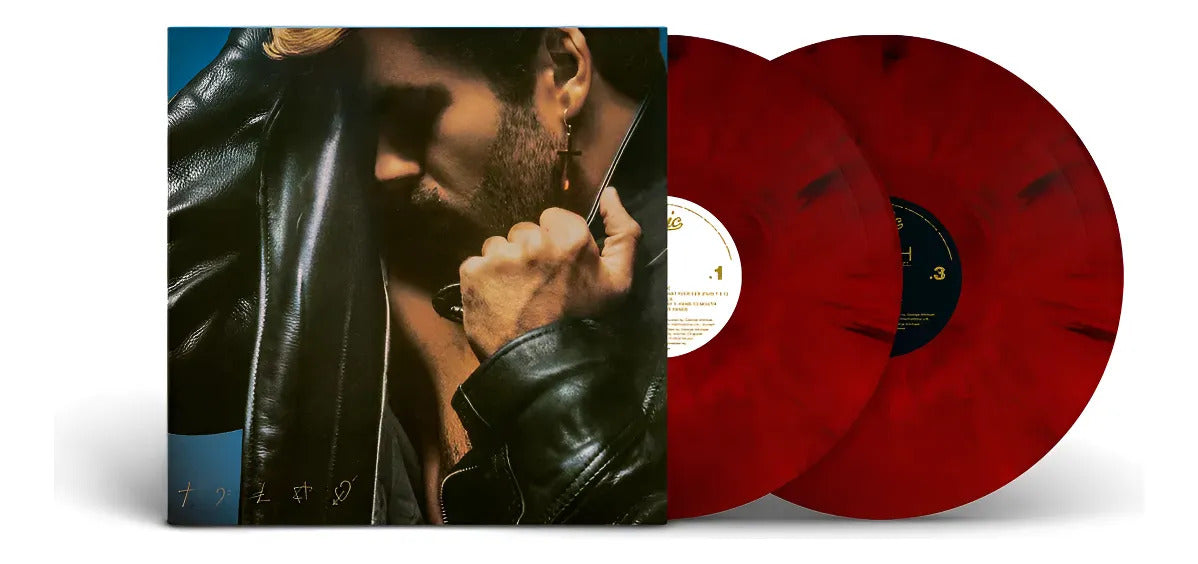 George Michael Faith 2 Lp Vinyl Limited 2026 Deluxe Red Black Marbled Biovinyl Edition