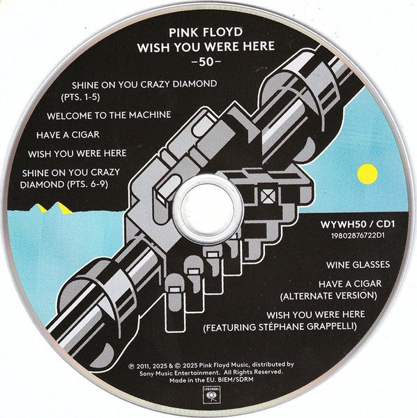 Pink Floyd Wish You Were Here Disco 2 Cd 50th Anniversary Edition