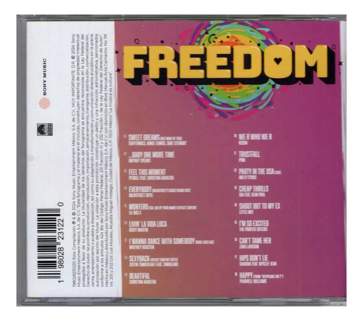 Pink & Kesha & Cyrus & Shakira & Spears Freedom Box 3 Cd