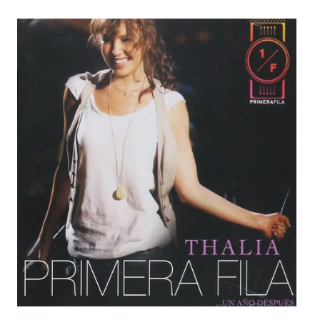 Thalia Primera Fila Disco Cd + Dvd