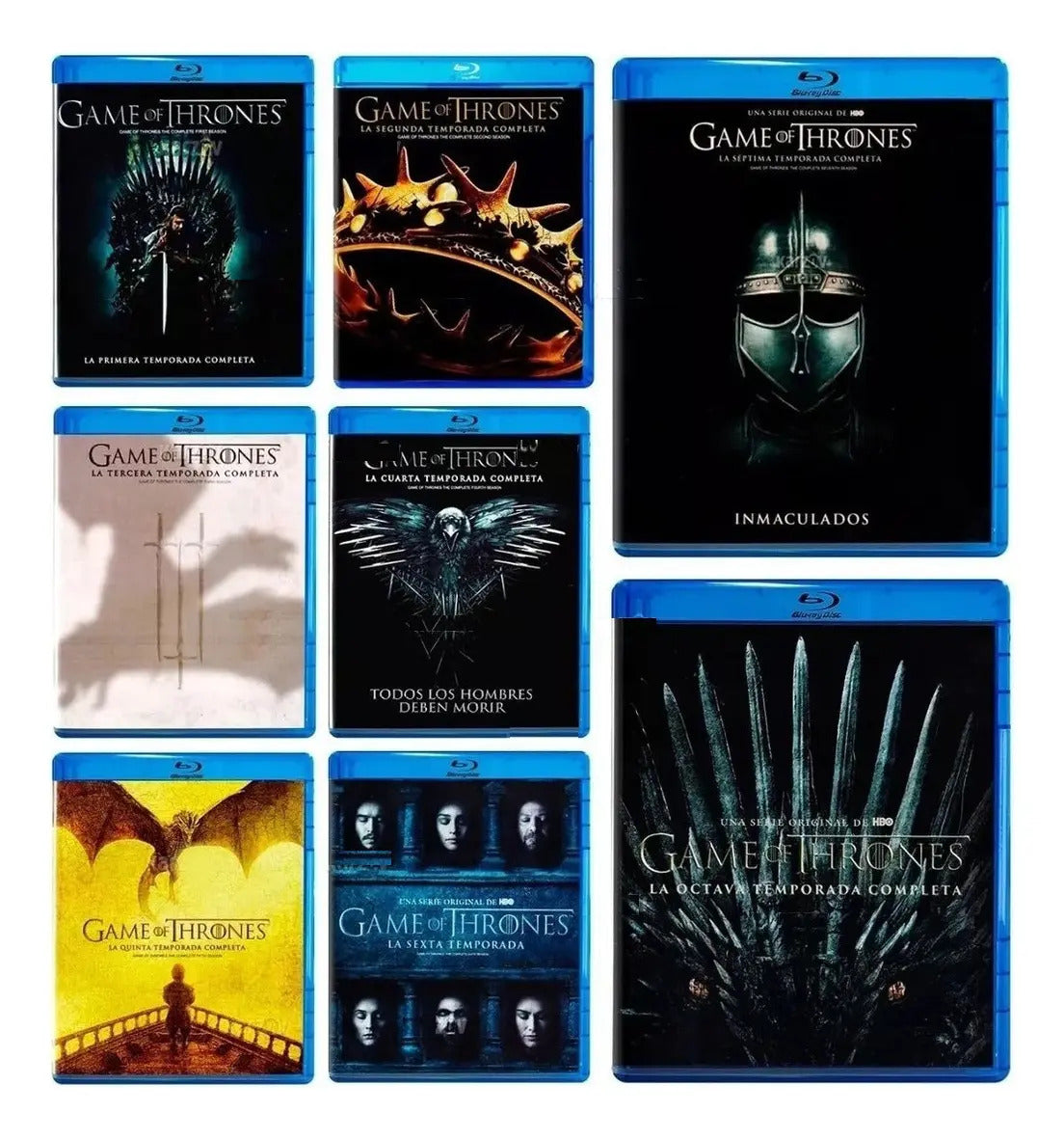 Game Of Thrones Serie Completa Temporadas 1-8 Boxset Blu-ray