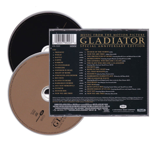 Gladiator Soundtrack Picture Anniversary Edition 2 Discos Cd