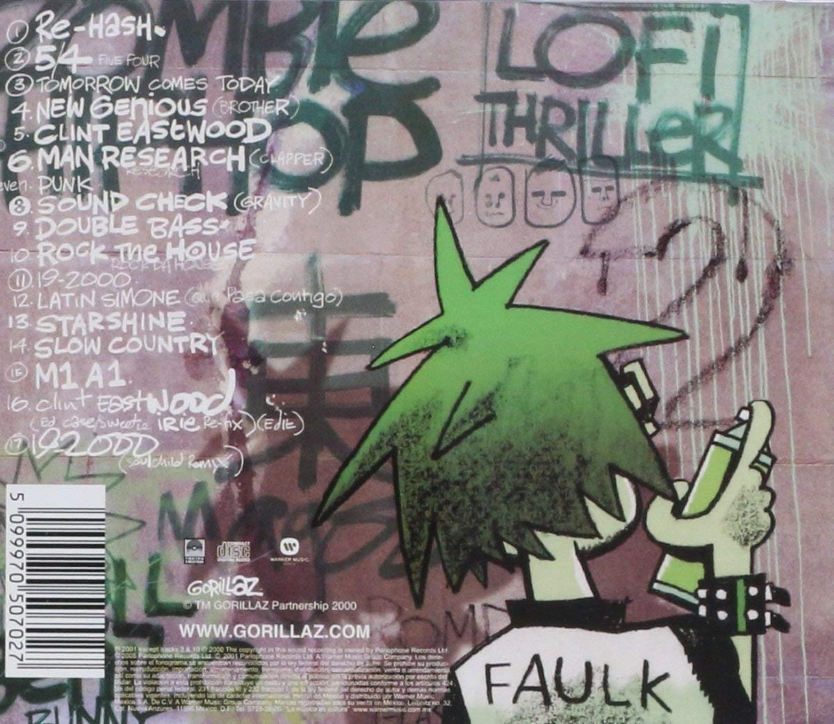 Gorillaz Gorillaz Disco Cd - 17 Canciones