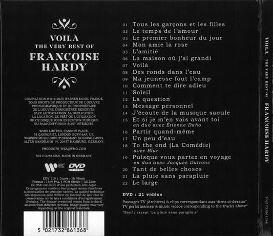 Francoise Hardy Voila The Very Best Of Francoise Hardy Cd