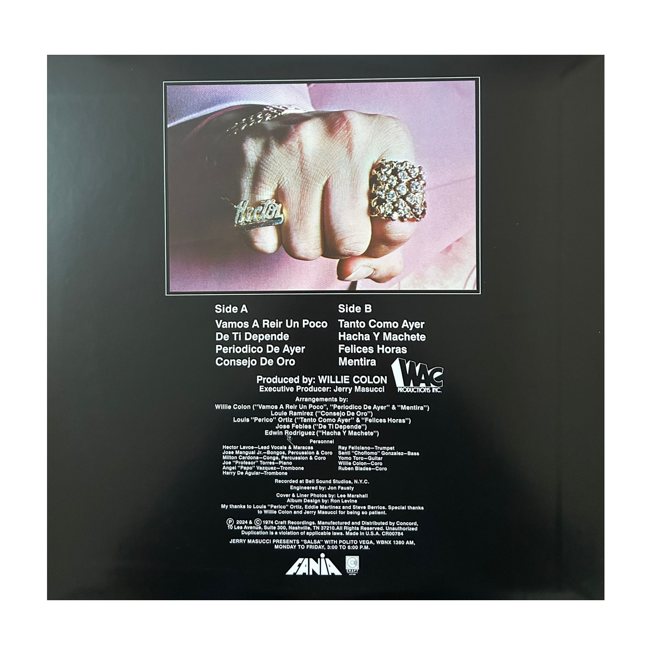 Hector Lavoe De Ti Depende Lp Vinyl