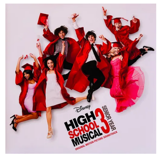 High School Musical 3 Soundtrack White & Red Lp Vinyl