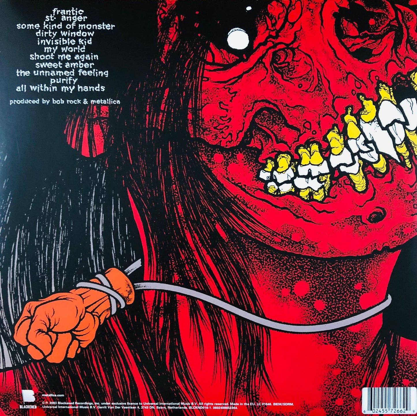 Metallica St Anger Importado Naranja Orange 2 Lp Vinyl