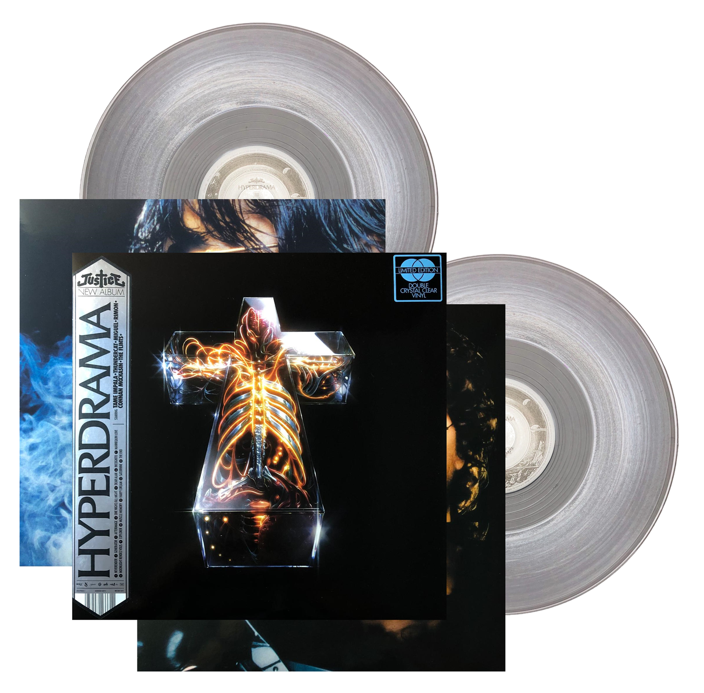Justice Hyperdrama Importado Clear 2 Lp Vinyl