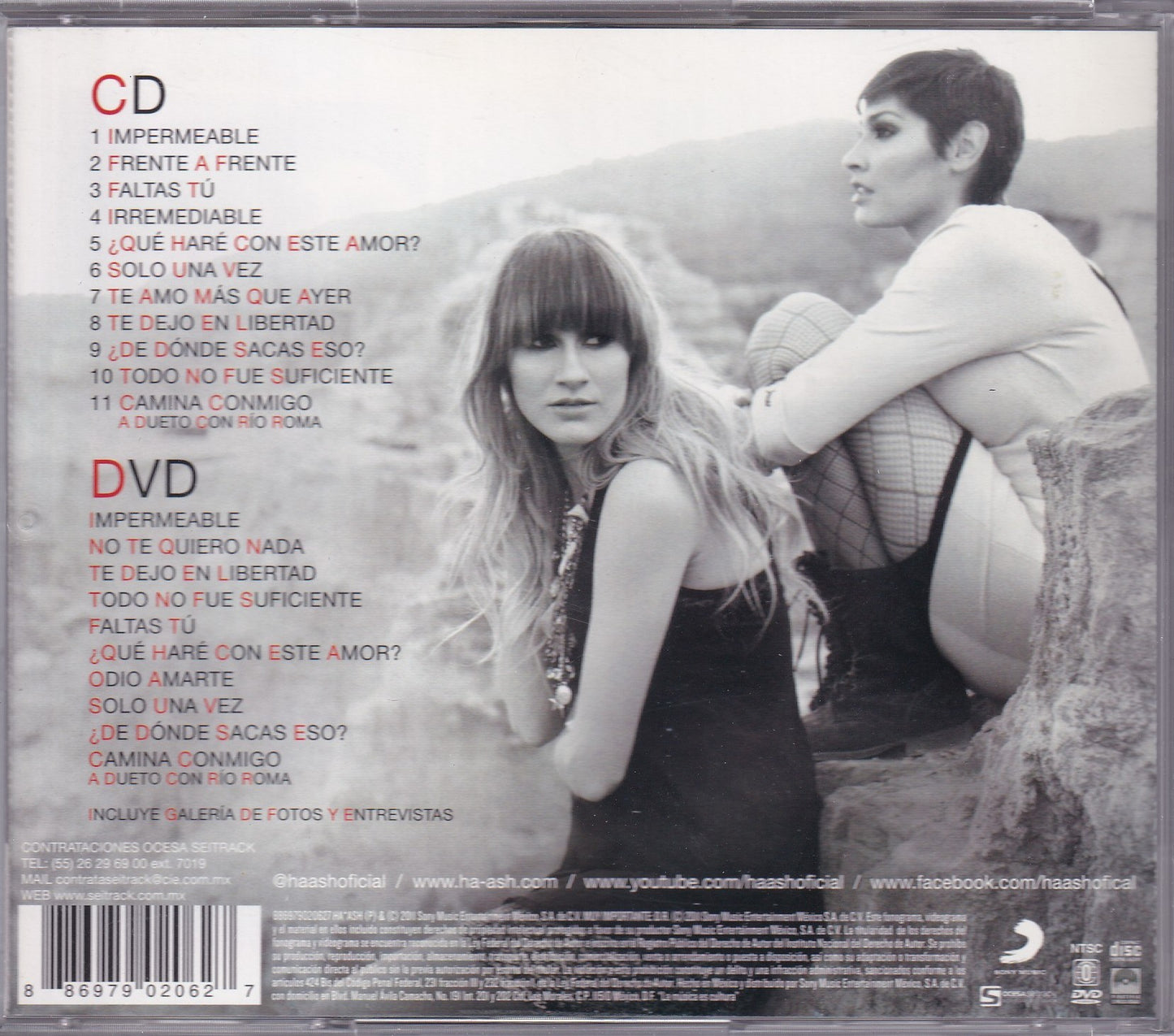 Ha * Ash A Tiempo Disco Cd + Dvd