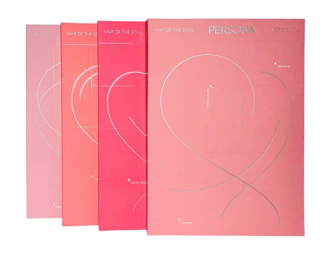 Bts / Map Of The Soul Persona / Komca Album Set Version 1, 2, 3, 4