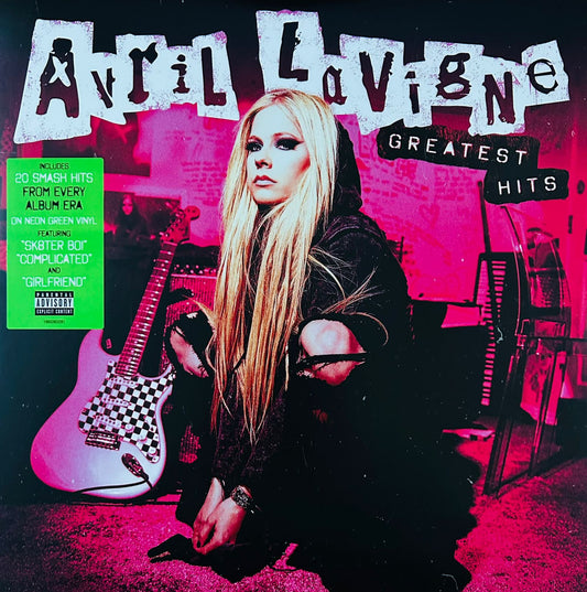 Avril Lavigne Greatest Hits Verde Green 2 Lp Vinyl