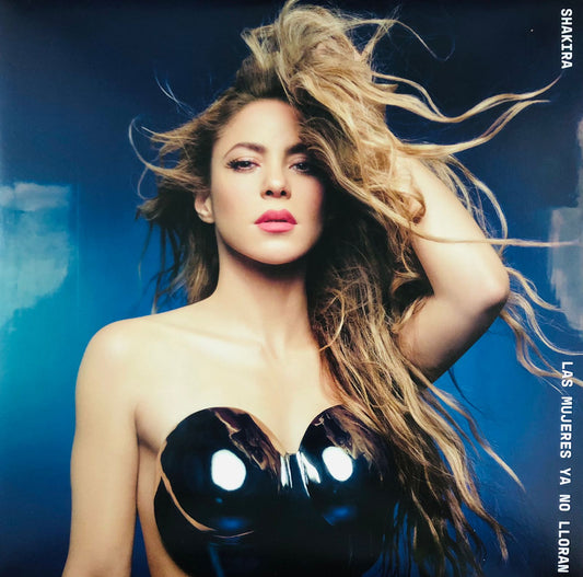 Shakira Las Mujeres Ya No Lloran Zafiro Blue 2 Lp Vinyl