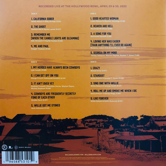 Willie Nelson 90 Live At The Hollywood Bowl Vol II RSD 2024 Importado 2 Lp Vinyl