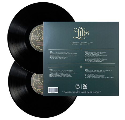 Tomorrowland 2024 Life Official Compilation 2 Black Lp Vinyl