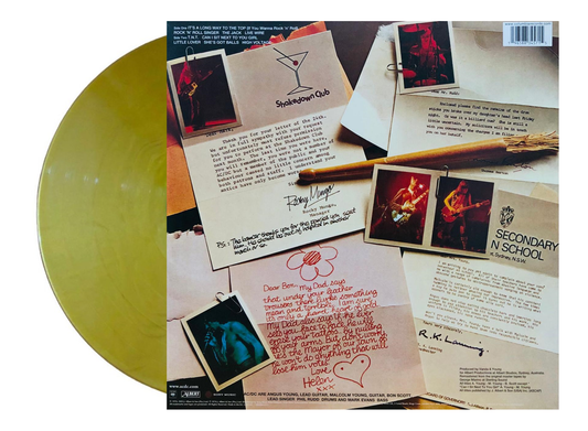 AC / DC - High Voltage / 50th Anniversary - Gold Lp Vinyl