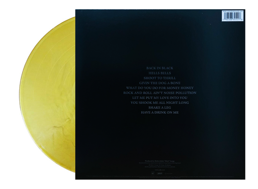 AC / DC Back In Black / 50th Anniversary Gold Lp Vinyl