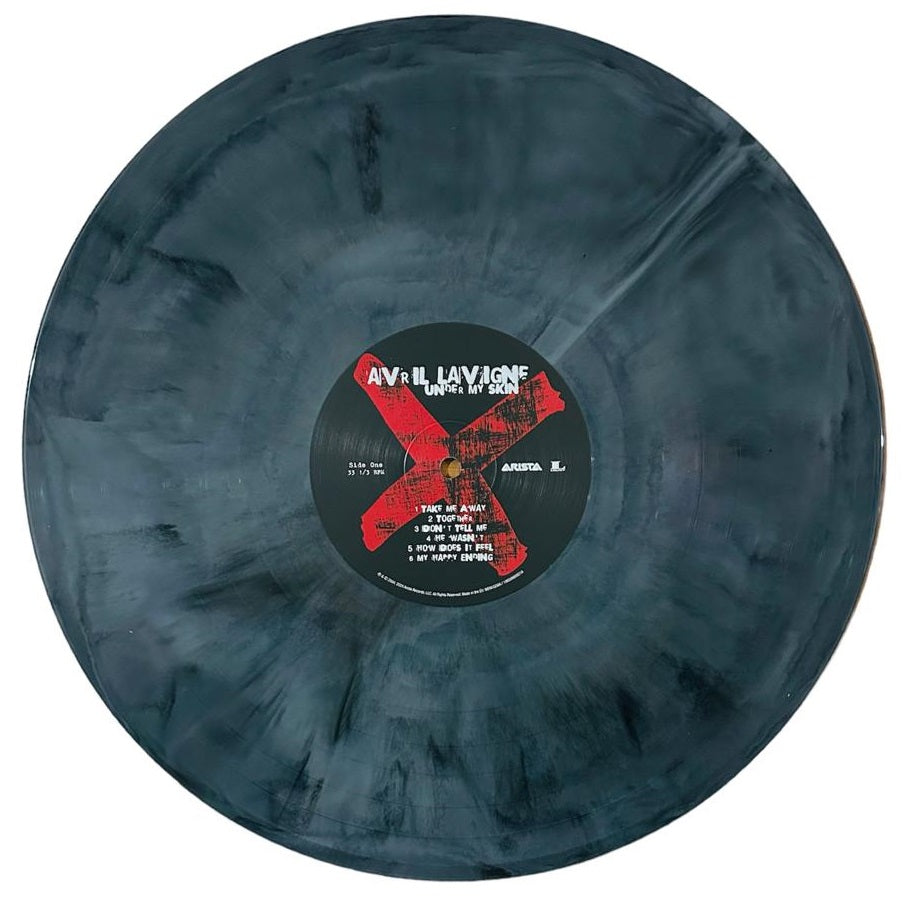 Avril Lavigne Under My Skin Splatter Grey Lp Vinyl