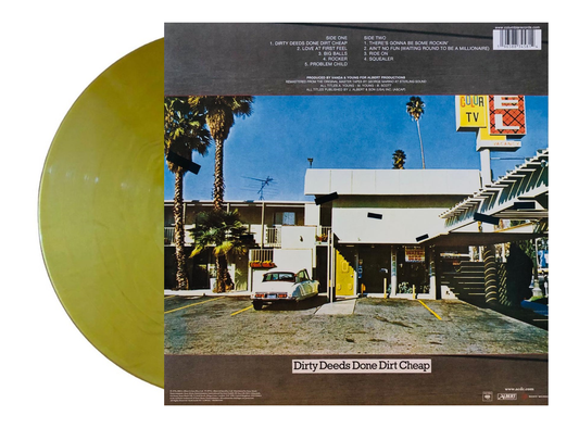 AC / DC - Dirty Deeds Done Dirt Cheap / 50th Anniversary - Gold Lp Vinyl