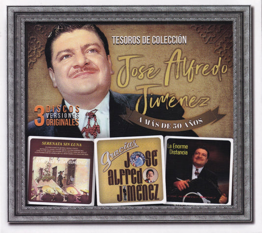 Jose Alfredo Jimenez Tesoros De Coleccion Box 3 Disco Cd
