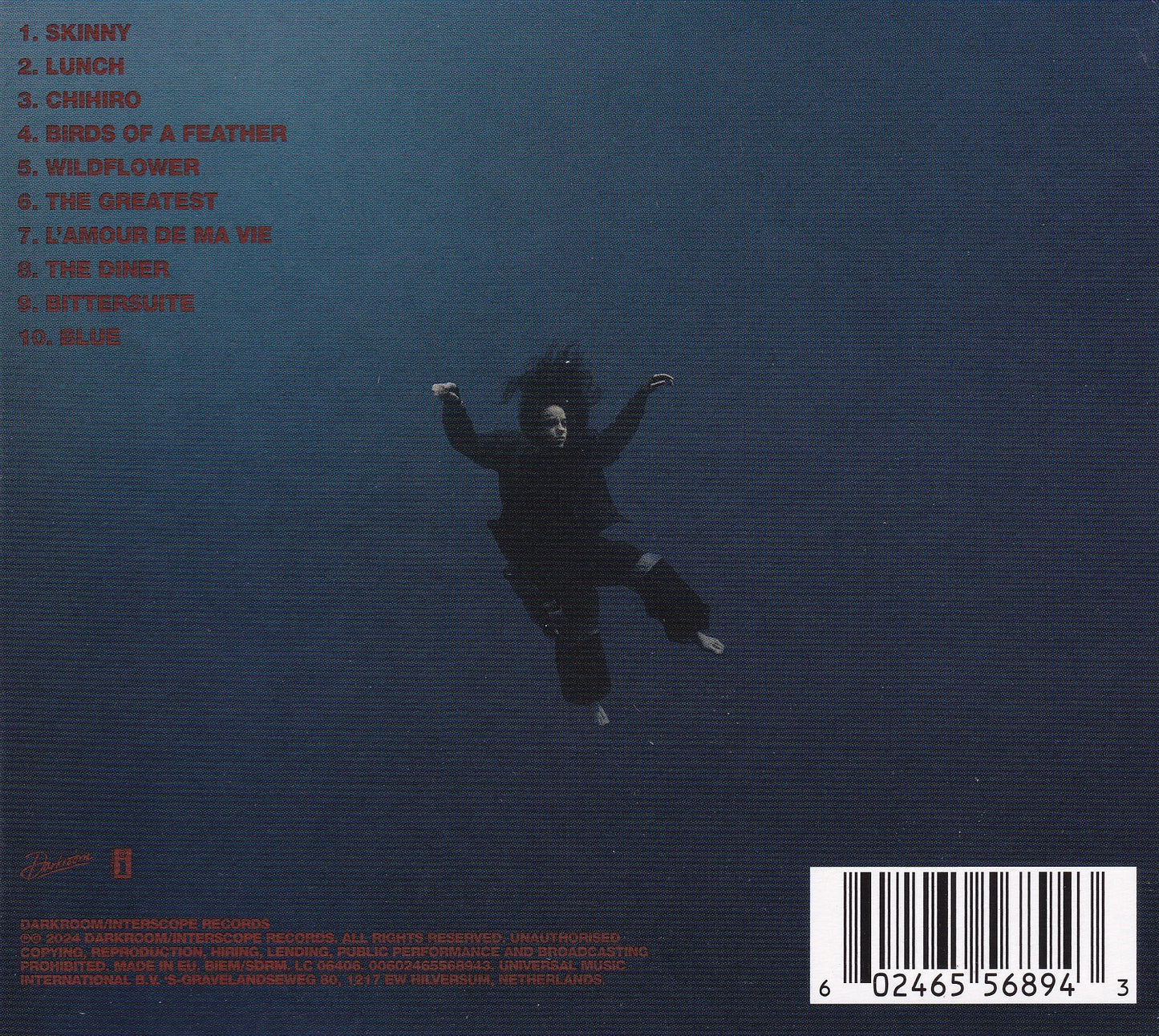 Billie Eilish Hit Me Hard And Soft Disco Cd + Poster