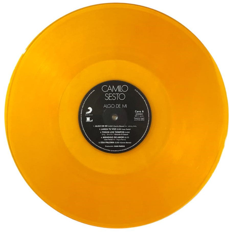 Camilo Sesto - Algo De Mi - 50th Aniversario - Gold Lp Vinyl