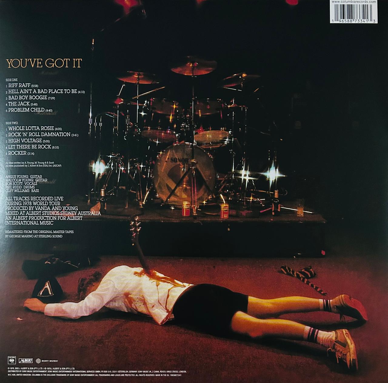 Ac/dc If You Want Blood You Got It 50th Anniversary Lp Vinyl